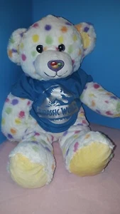 Noah's Ark Animal Workshop Rainbow Bear 16" Stuffed Animal w/ Jurassic World T - Picture 1 of 3