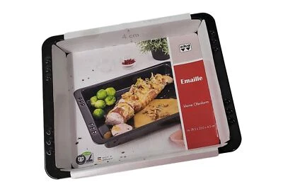 kleine Ofenform Emaille ca. 28,5 x 23 x4 cm - Bild 1 von 2