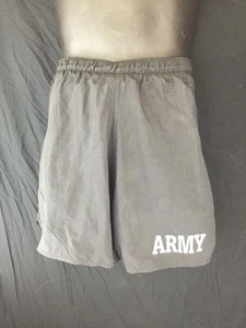 Army PT Shorts, PFU Physical Fitness Training Trunks, Black, Military Uniform - Picture 1 of 6