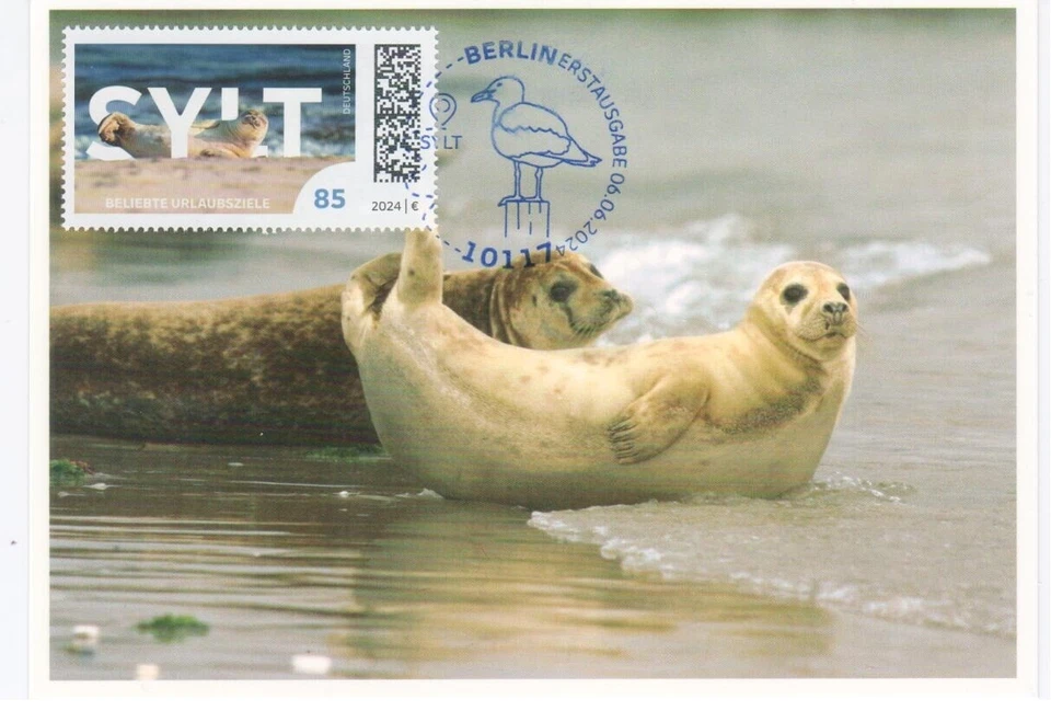 Maximumkarte Beliebte Urlaubsziele Sylt BRD 2024 - Bild 1 von 1