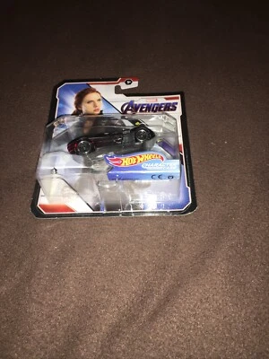 Hot Wheels MARVEL COMIC CHARACTER CARS AVENGERS BLACK WIDOW - Image 1 of 4