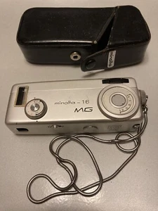 Minolta 16 MG Subminiature Camera With Original Leather Case Spy - Picture 1 of 7