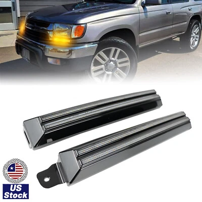Faro delantero lateral luz de circulación diurna con giro antiniebla para Toyota 4Runner 96-2002 Foto 1 de 4