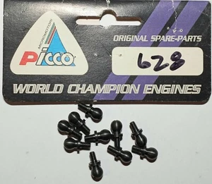 Vtg. Picco Integra 1/8 1/10 On Road RC Car  Hardware Ball Stud  10pc. 06xM3x5 - Picture 1 of 3