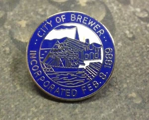 City of Brewer Pin Anstecker - Bild 1 von 3
