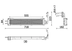 MAHLE Automatic Transmission Oil Cooler For BMW X5 ROLLS-ROYCE 17- 17218697884 - Picture 1 of 1