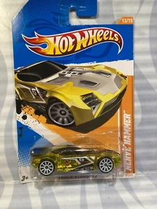 2012 HOT WHEELS  ''TRACK STARS'' #78 = NERVE HAMMER = YELLOW  ,int - Picture 1 of 2