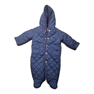 Ralph Lauren Steppanzug Winter Overall Schneeanzug marineblau Größe 3M 56 62 - Bild 1 von 3