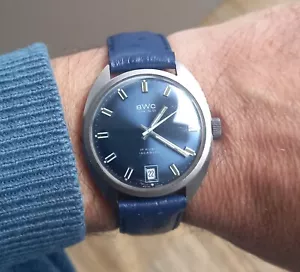 Vintage 1970’s BWC Buttes Watch Co. Hand Winder FHF 96-4 - Picture 1 of 22