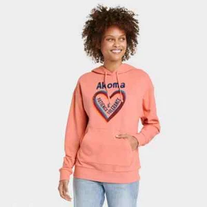 Akoma Orange/Peach Hoodie Size XS NWT - Picture 1 of 3
