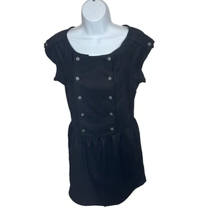 sessun Abito Nero Marinaio Industriale Navy Bottoni Militari XS Small - Foto 1 di 11