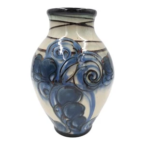 Antico vaso ceramica danese anni '20 Skonvirke Jugendstil Art Nouveau Danico #10 - Foto 1 di 11