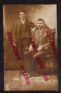 Somerset WISCONSIN RPPC c1910 DR. JOHN TILL Quack Medicine BLISTERER DE YESO KB - Imagen 1 de 2