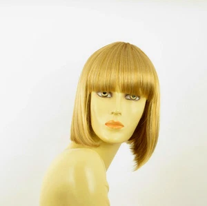 Perruque femme courte blond clair doré FLORENCE LG26 - Picture 1 of 9