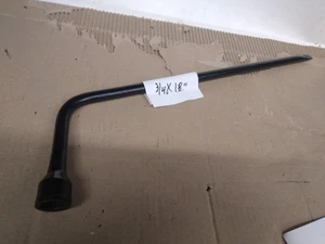 Llave de manija de tuerca de hierro para neumáticos de colección de 3/4"" X 18 coche tractor camión #HAC-52 - Imagen 1 de 3
