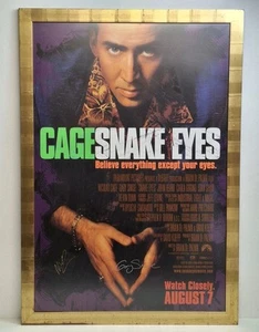Snake Eyes, 1998 - One Sheet- Movie Poster, Nicholas Cage Signed - Imagen 1 de 8