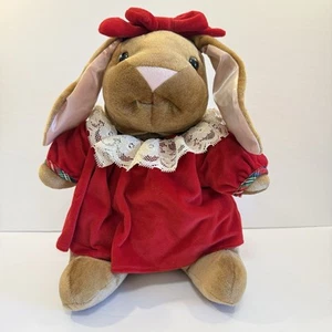 Vintage Rabbit Ears 1985 Toys R Us Velveteen Rabbit Stuffed Plush Bunny 12” - Picture 1 of 7
