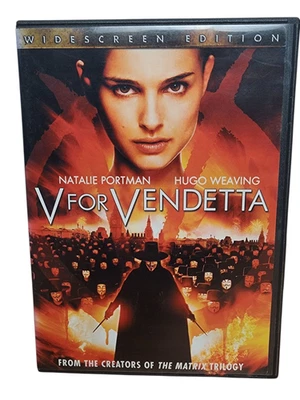 V For Vendetta DVD 2006 Widescreen Edition Natalie Portman Hugo Weaving - Image 1 of 4