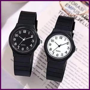 Orologio Esame Cinturino Silicone Semplice Orologio Donna Studente Donna Quarzo - Foto 1 di 26