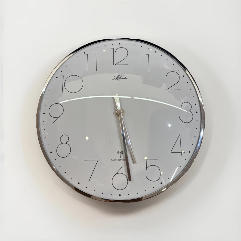 Atlanta 4495/18 moderne Funkwanduhr 25 cm  ✅NEU✅ - Bild 1 von 4
