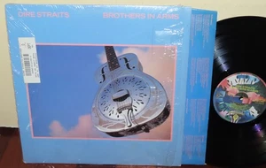 DIRE STRAITS Brothers In Arms Lp  1985 1st 'RL' Press Shrink/ Lyric Inner NM - Picture 1 of 5