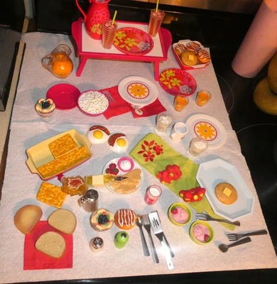 LARGE LOT American Girl Kitchen Sets Accessories LOT BREAKFAST - Image 1 of 3