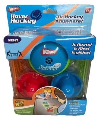 Wham-O Hover Hockey Game Portable Air Hockey System Play Anywhere As Seen On TV - Image 1 of 4