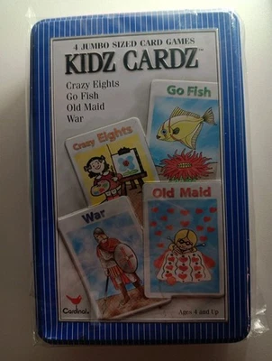 Kidz Cardz Jumbo Card Game Set Of 4 - Image 1 of 4