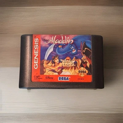 Aladdin (Sega Genesis) Cartridge Only Genuine Original Game - Image 1 of 4