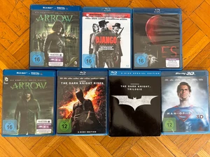 Blu-ray Paket – Arrow Staffel, Django Unchained, ES, Dark Knight Trilogie - Bild 1 von 1