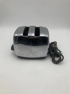 Vintage 1950's Sunbeam Toaster T-20 Radiant Control Chrome Art Deco Tested Works - Picture 1 of 14