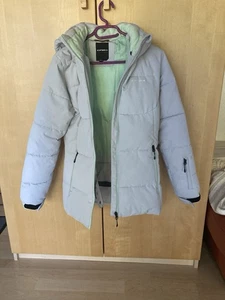 Icepeak Skijacke Grau Mädchen Gr. 164 Abnehmbare Kapuze - Bild 1 von 10