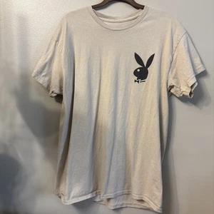 play boy t shirt herren Gr. L Beige - Bild 1 von 4