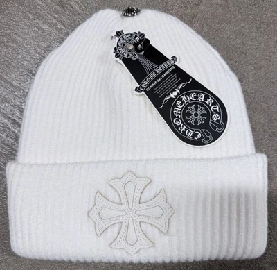 Gorro tejido blanco unisex Chrome Hearts Foto 1 de 4