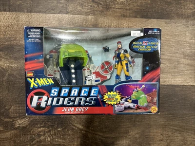 Marvel X-Men Space Riders Jean Grey & Light-Up Hyper Jet - Toy Biz 1997 - De colección Foto 1 de 4