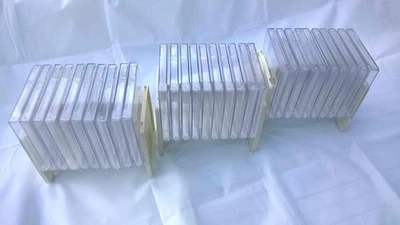 3 x Zip Disk Case Racks With 30 Zip Disk Jewel Cases Stackable - Image 1 of 2