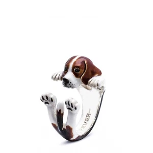 HUG Dog Fever Ring 925 Silber emailliert in verschiedenen Varianten - Bild 1 von 38
