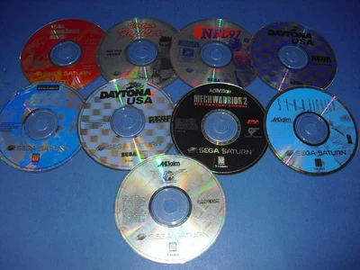 9 Sega Saturn DISC ONLY Untested lot! Street Fighter Mech Warrior 2 Star Fighter - Image 1 of 4