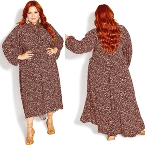 Neu mit Etikett City Chic STARLING REINE Sofia Hi Lo Boho Kleid 18 - Bild 1 von 11