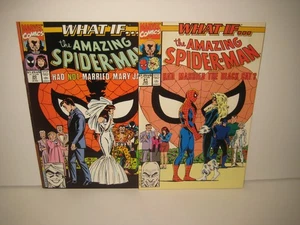 What If #20 & 21 Set Amazing Spider-Man Marriage Mary Jane/Black Cat Marvel 1990 - Bild 1 von 3