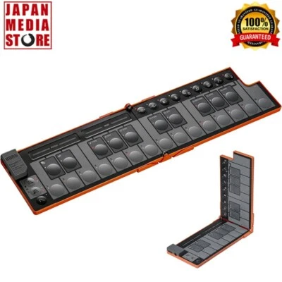 Korg nanoKEY Fold Lava Orange Foldable Midi Keyboard Brand NEW - Image 1 of 4