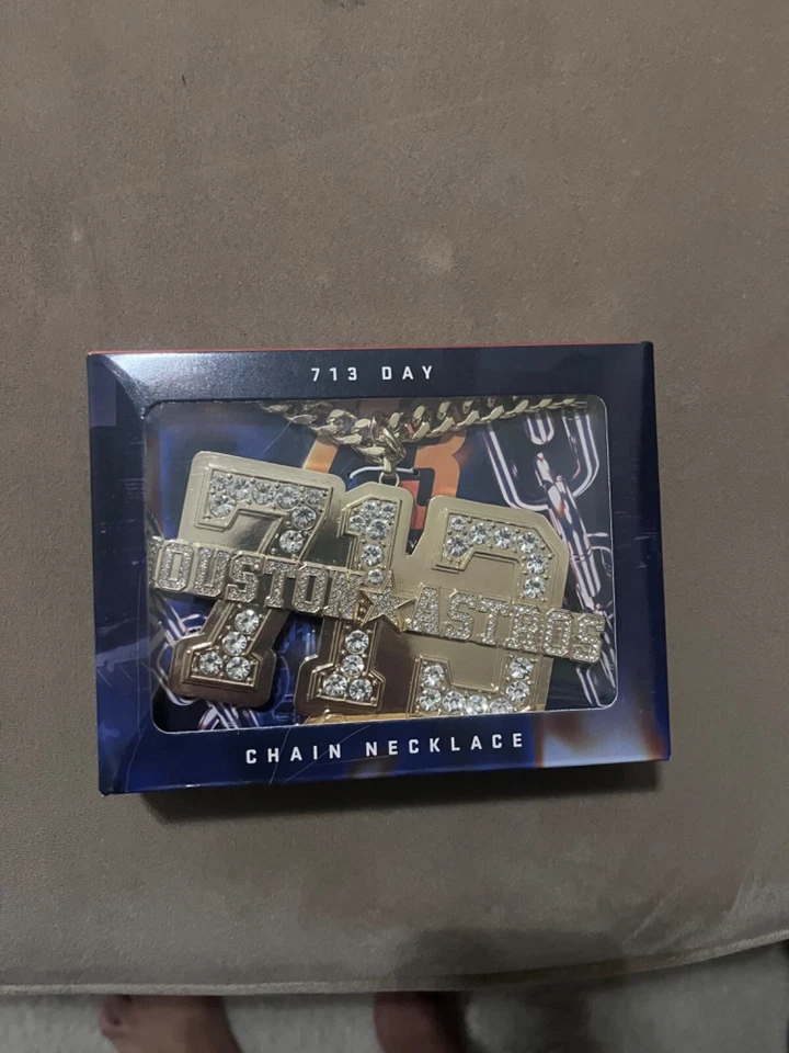 Houston Astros 713 SGA Jewelry Necklace Chain Necklace - Image 1 of 1