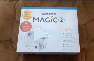Devolo Magic 2 LAN 1-1-2 Powerline Starter Kit - (2x MT:3007) - Image 1 of 4