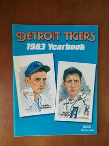 Vintage 1983 Detroit Tigers Yearbook Charlie Gehringer & Hank Greenberg 125 - Picture 1 of 1