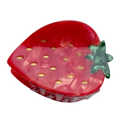 Strawberry Acetate Claw ClipAcetate Hair ClipsBig Hair Clips for Women - Image 1 of 4