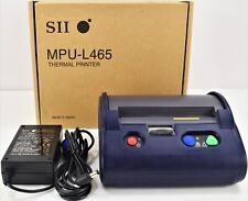 Seiko SII MPU-L465-E USB Mobile Thermal Label & Receipt Printer