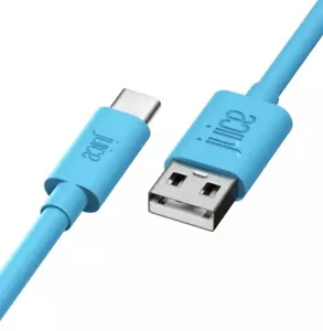 JUICE USB Type C 1m Charger and Sync Blue Cable for Samsung Galaxy S20, S10, S9 - Picture 1 of 2