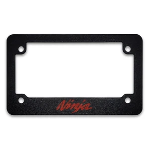 For Kawasaki Ninja Textured Motorcycle License Plate Frame (ALL MODELS & YEARS) - Picture 1 of 2