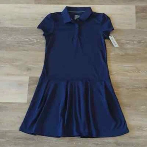 NWT Cat & Jack Girls School Uniform Dress 100% Polyester Navy Blue Size XXL - Picture 1 of 6