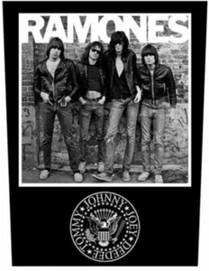 Ramones '76  Large Sew-On Cloth Backpatch 360mm x 300mm (rz) - Picture 1 of 1
